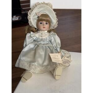 1985 GORHAM PETTICOATS AND LACE PORCELAIN DOLL "BEVERLEY" With Tags